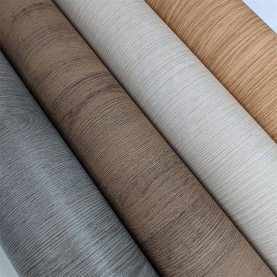 Tiefgeprägtes Holz-Design PVC-Möbelfilm für Türen Breite 1260mm 1400mm