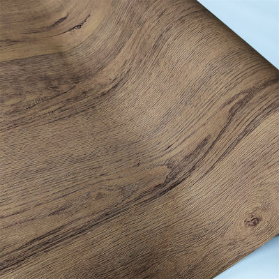 Textured Wood Grain Effective Lamination PVC Film Roll für Möbeldekoration