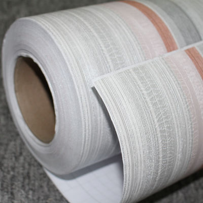 0.1mm-0.15mm PVC frei von Peel And Stick Tapete Hochglanz Weicher Touch