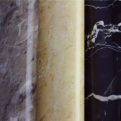 Marmor Effekt Selbstklebstoff PVC Tapete für Badezimmer 0.1mm-0.15mm Dicke