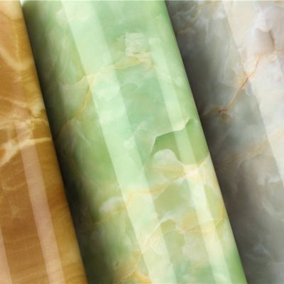 0.1mm-0.15mm Küchenzähler Tapete Marmor-Design PVC-Arbeitsplattendeckel