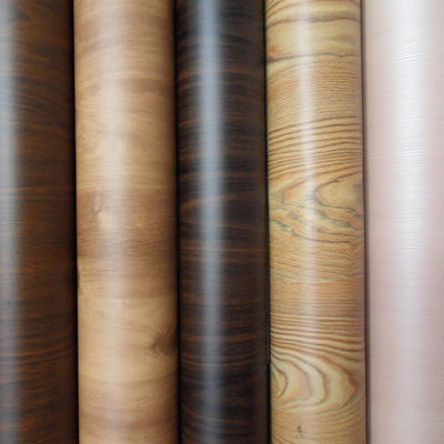 Holzkorn-Design Wandoberflächenschutz und -dekoration mit mattem Kunststoff-PVC-Film